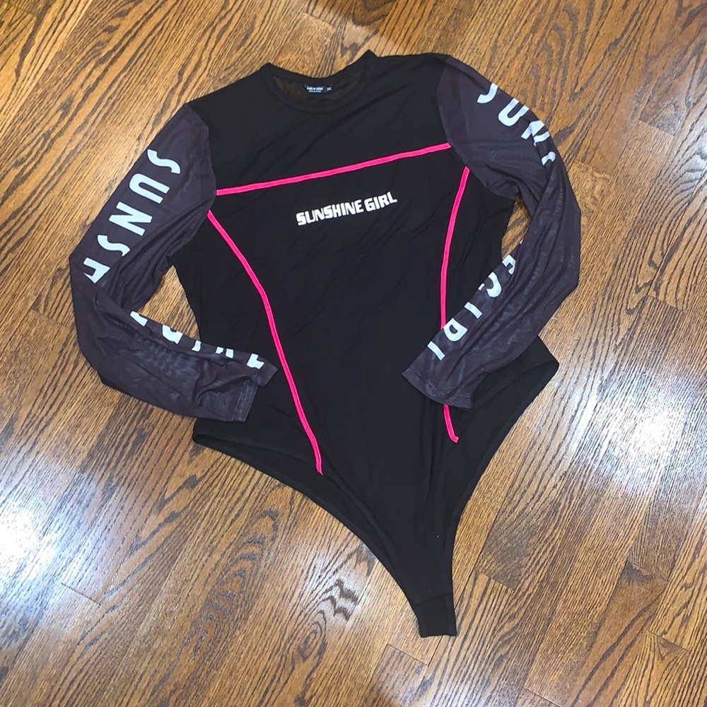Mixed Media Body Suit